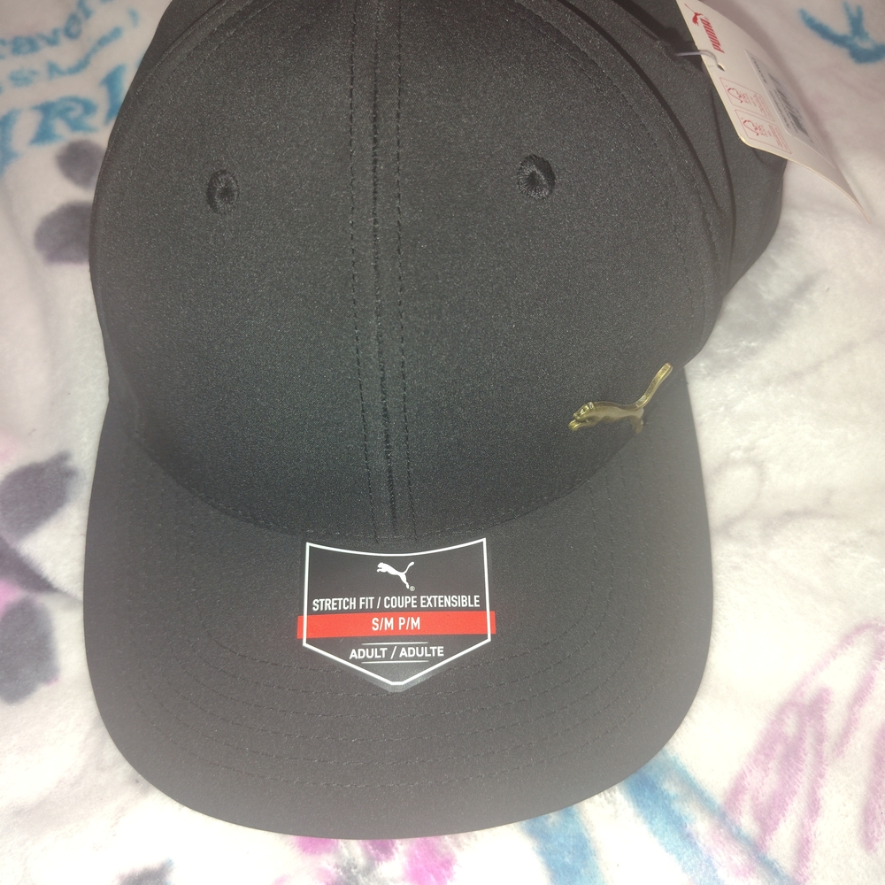 Puma Black  Stretch Fit Cap Adulte
